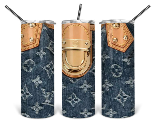 denim purse 20 oz tumbler .bnb