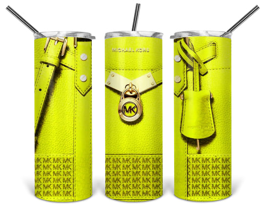 yellow purse 20 oz tumbler .bnb