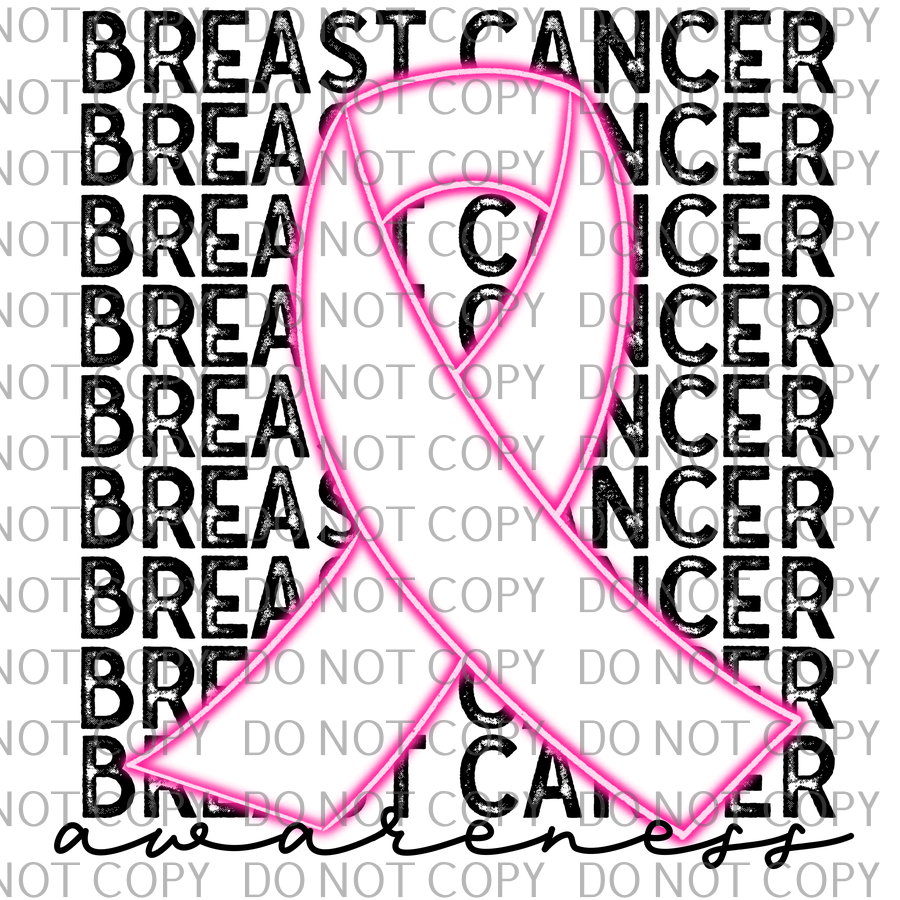 breast cancer awareness ribbon .bnb