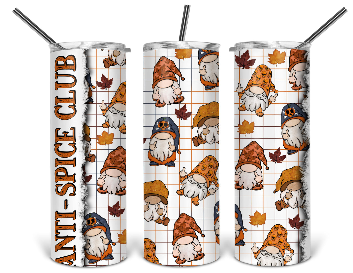 gnome anti spice club 20 oz tumbler .tld