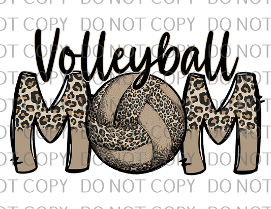 volleyball mom leopard .tld