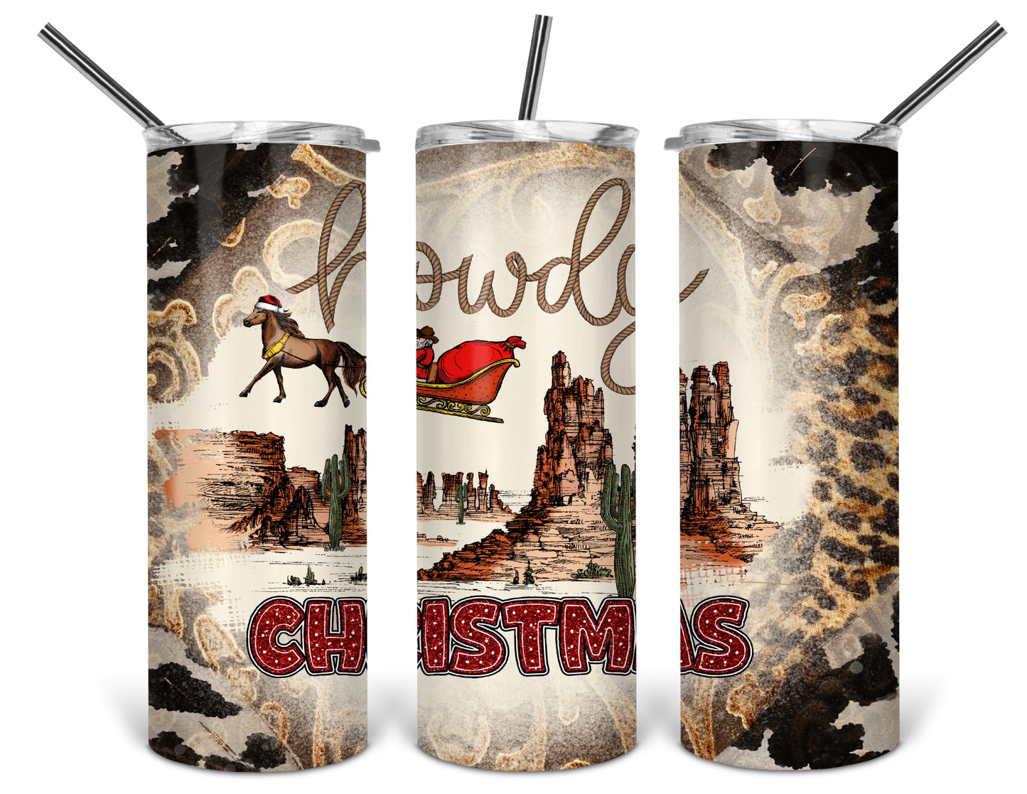 howdy christmas20 oz tumbler .tld