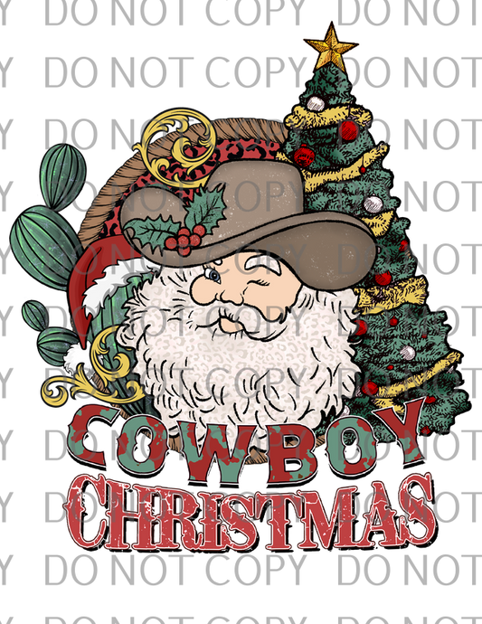 cowboy christmas Santa .tld