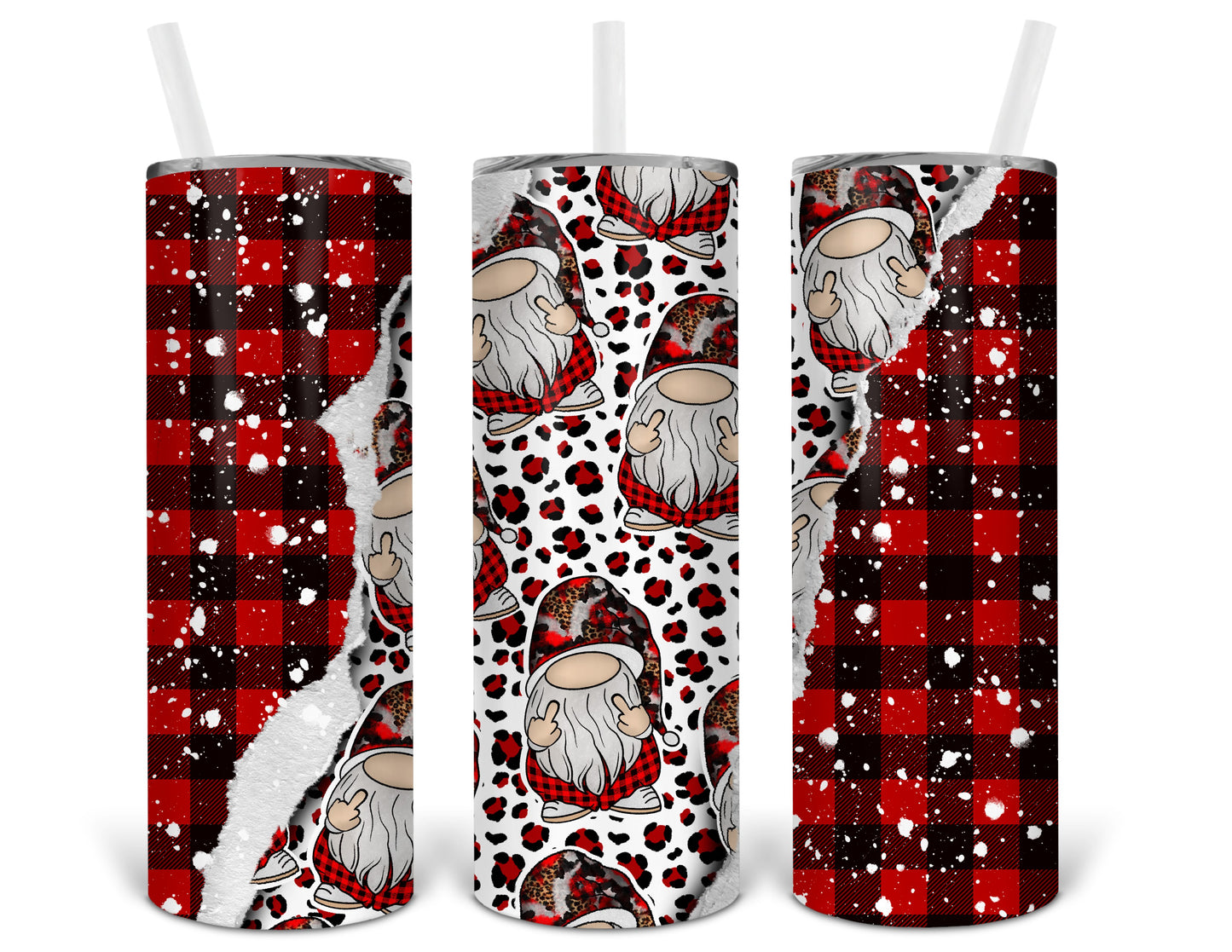 grumpy gnome christmas 20 oz tumbler .tld