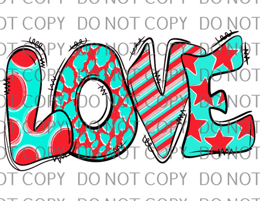 teal red love .tld