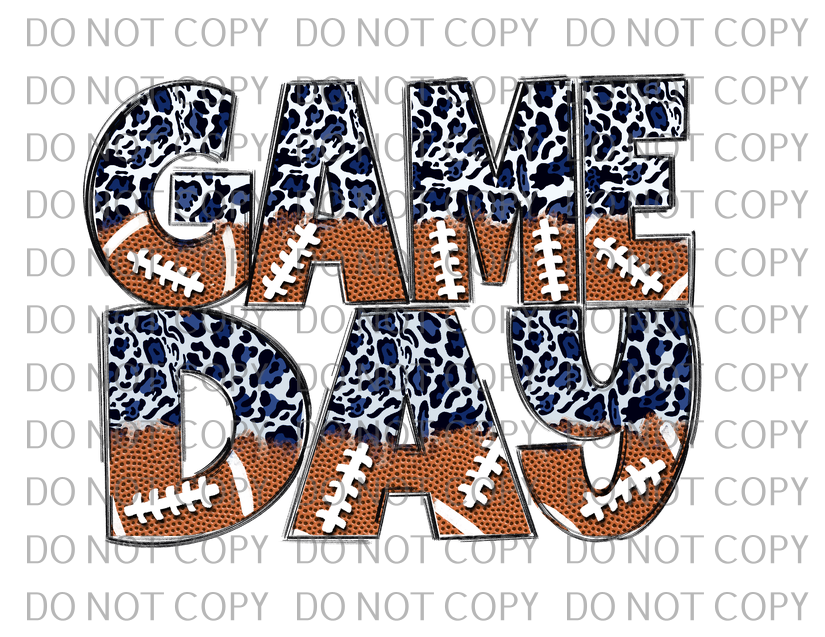 blue leopard football game day .tld