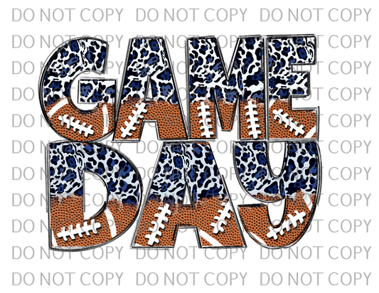 blue leopard football game day .tld