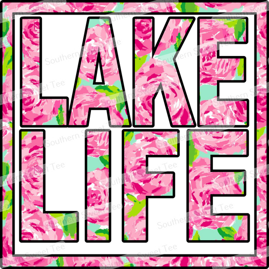 lake life floral .svg