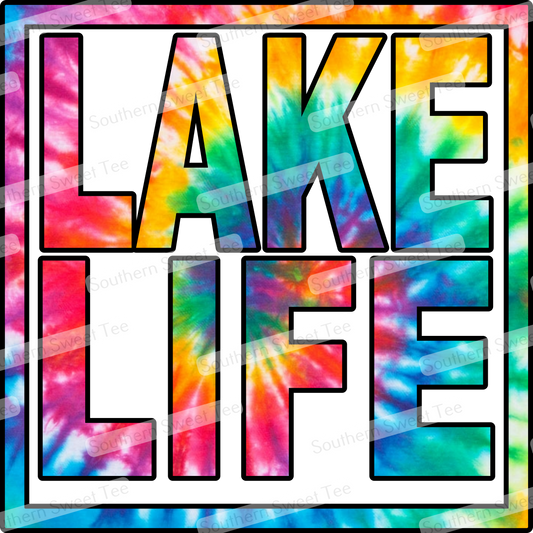 lake life tye dye .svg