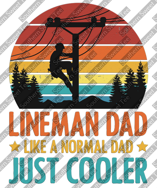 lineman dad just cooler .bnb