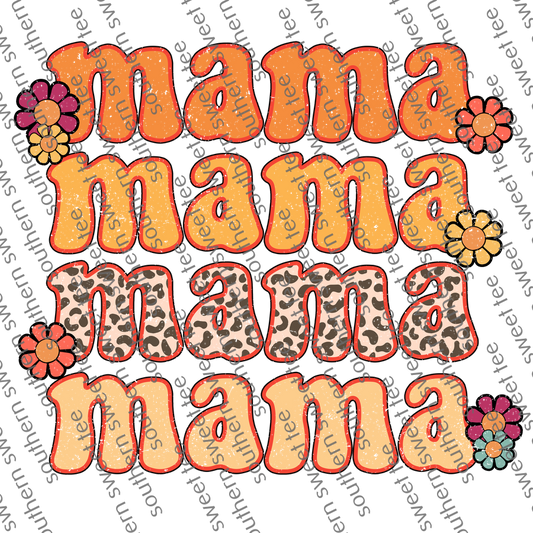 mama retro leopard . bnb/retro