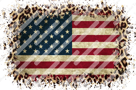 rustic flag cheetah .svg