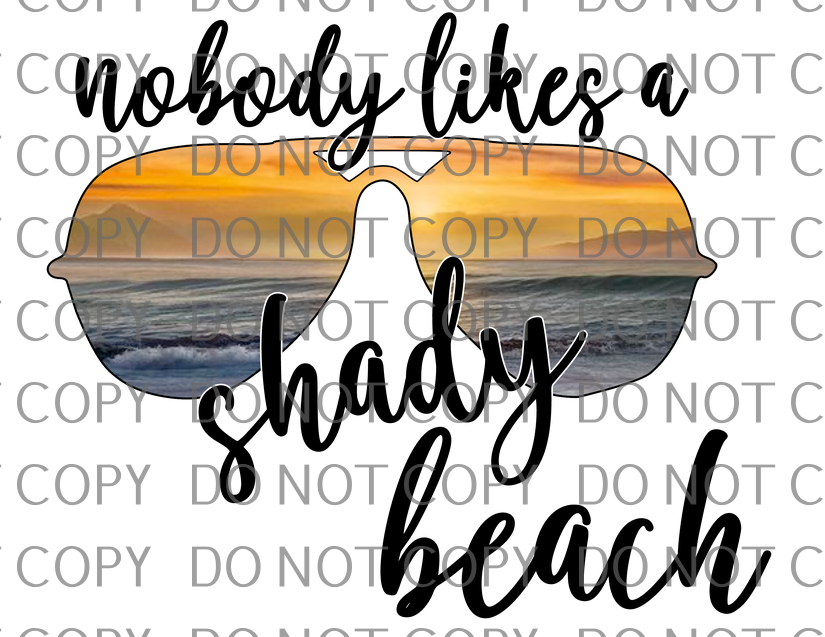 nobody likes a shady beach .bnb