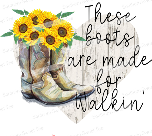 these boots are made for walkin .svg