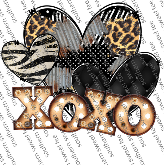 xoxo animal print .glg/vday