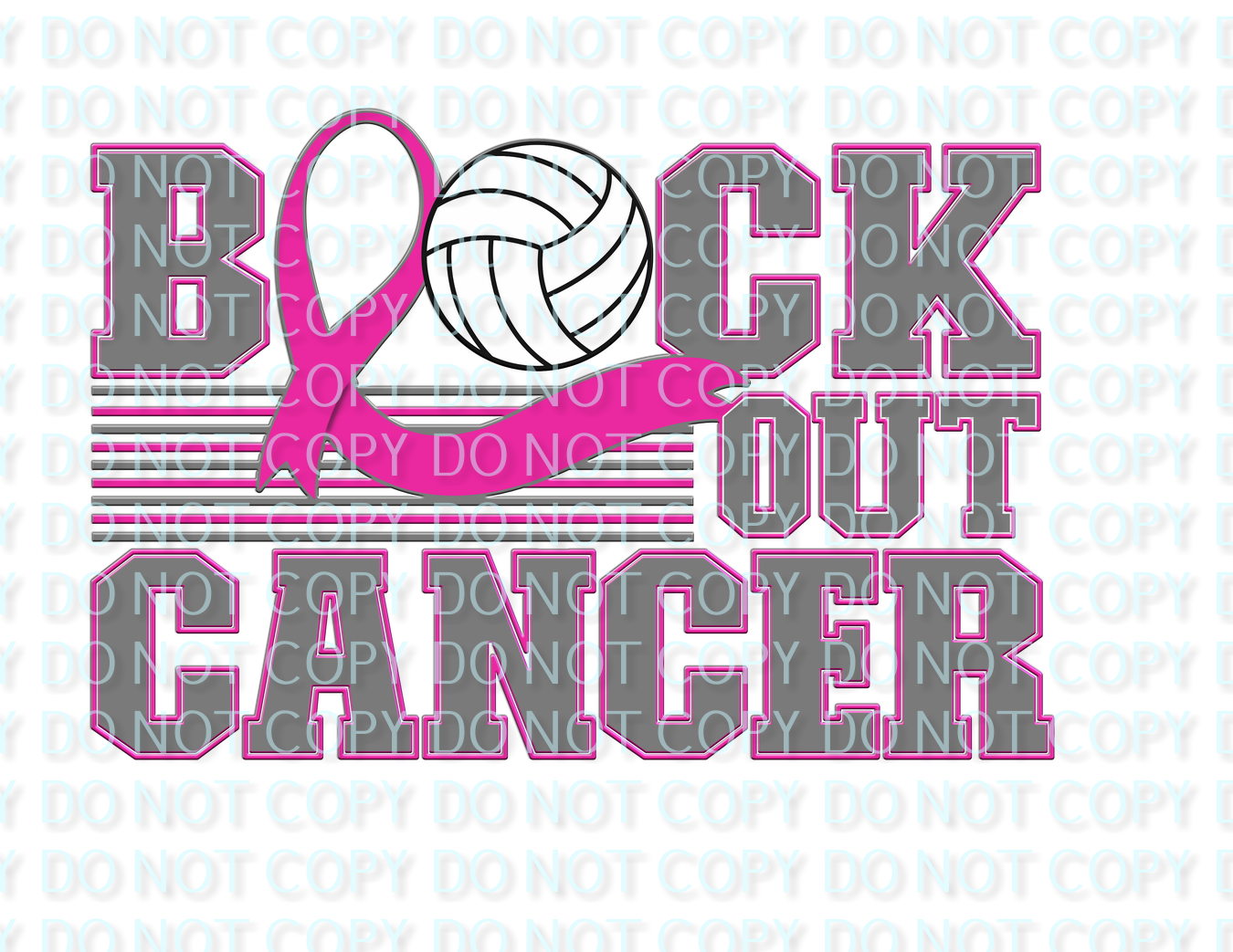 block out cancer with volleyball .bnb