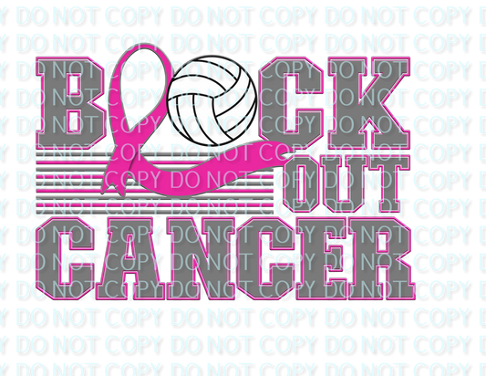 block out cancer with volleyball .bnb