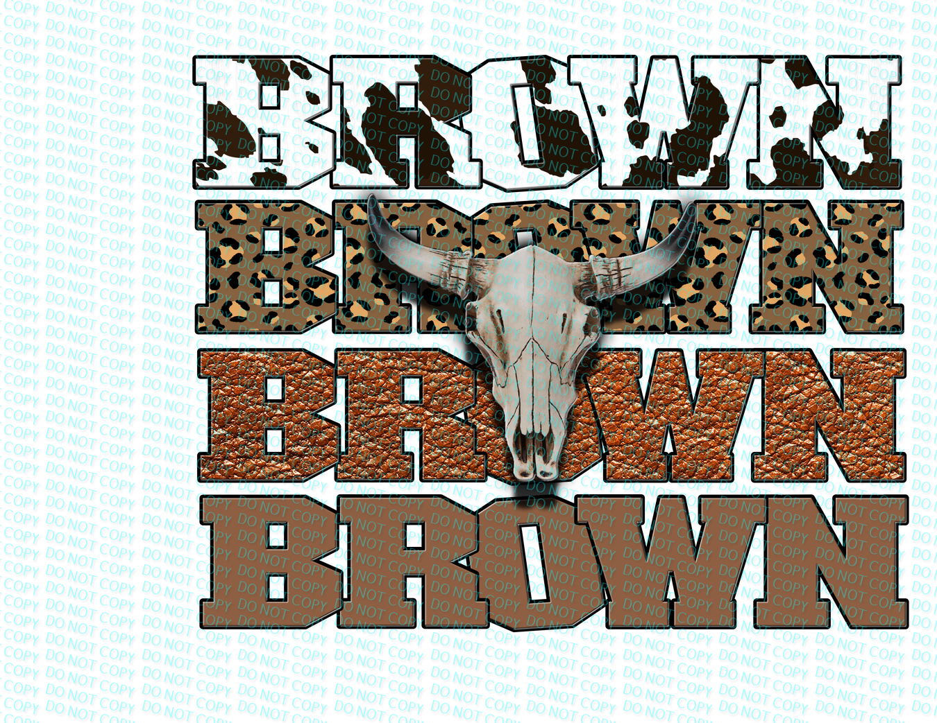 brown with skull .bnb