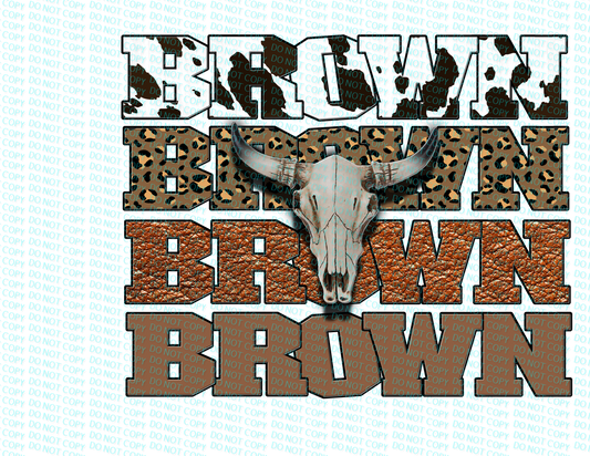 brown with skull .bnb