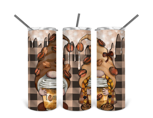 coffee gnomes tumbler 9.3 x 8.2 .bnb