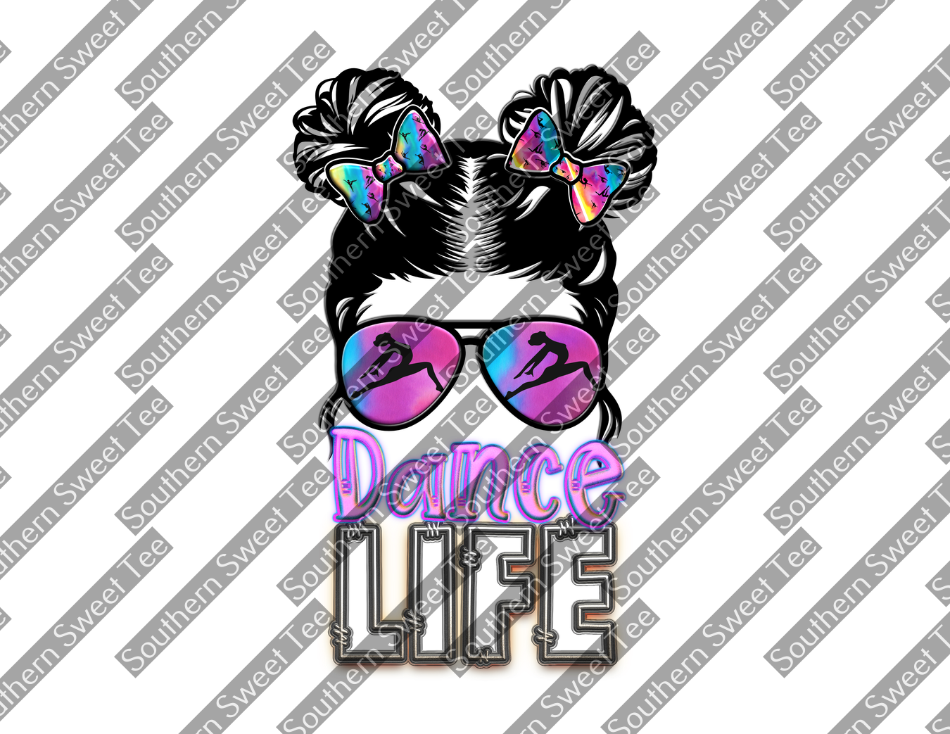 dance life girl tie dye .bnb