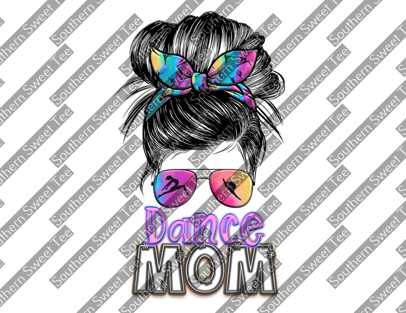 dance mom tie dye .bnb