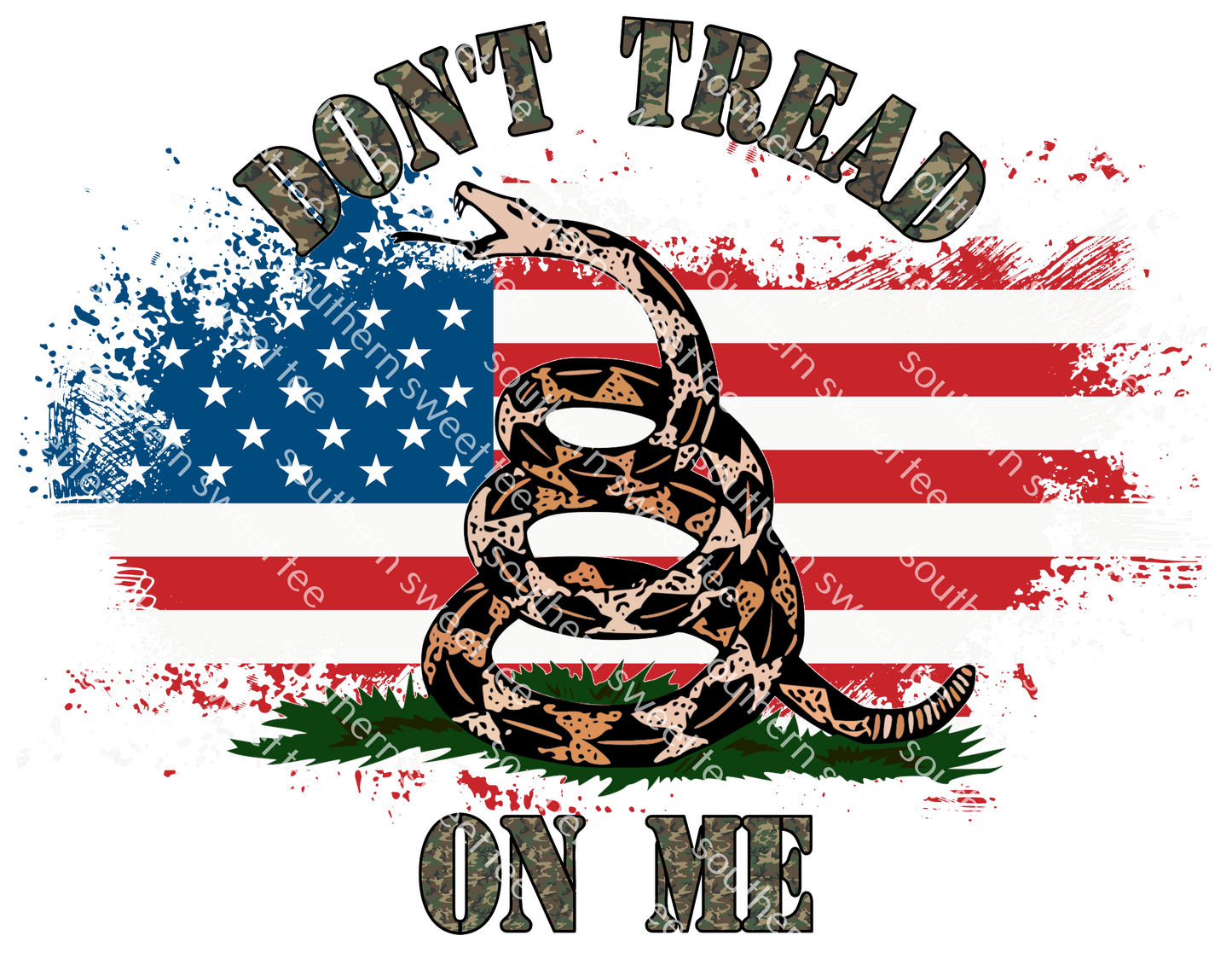 dont tread on me American flag .bnb