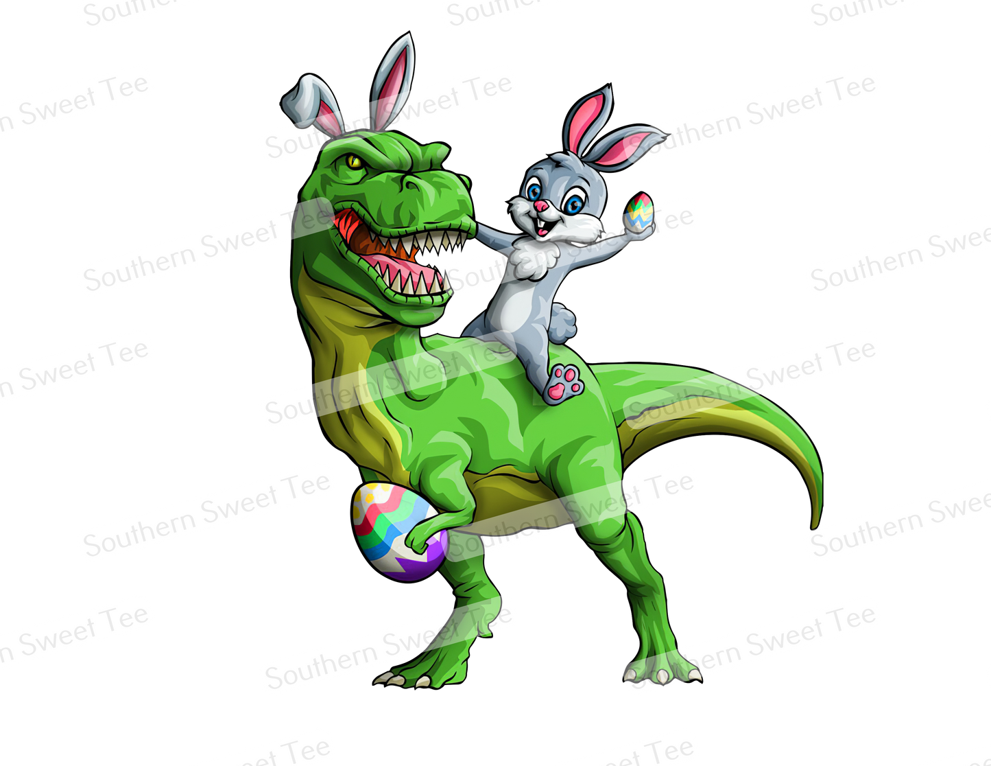 easter dinosaur and bunny .bnb