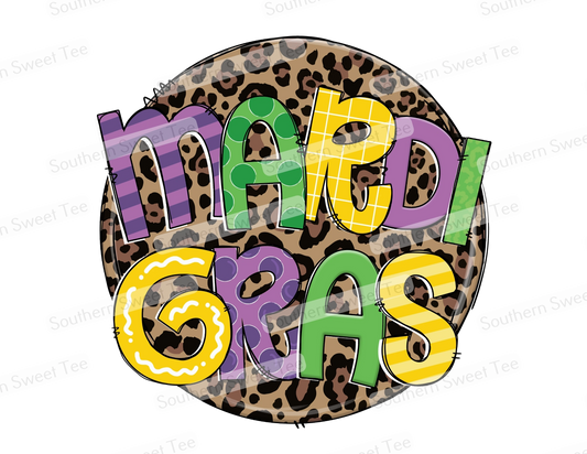 mardi gras leopard .bnb