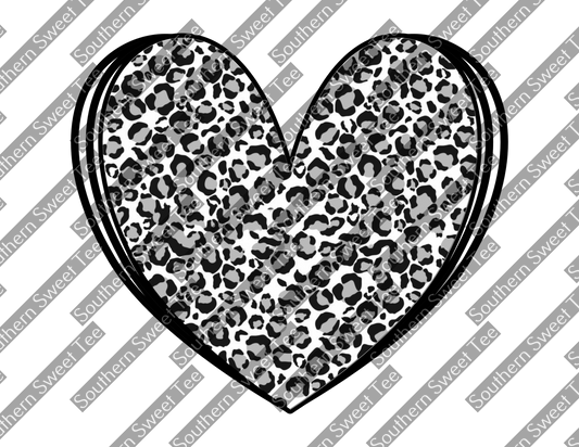 grey leopard heart .bnb