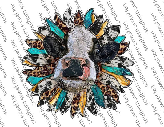 leopard sunflower cow .nas