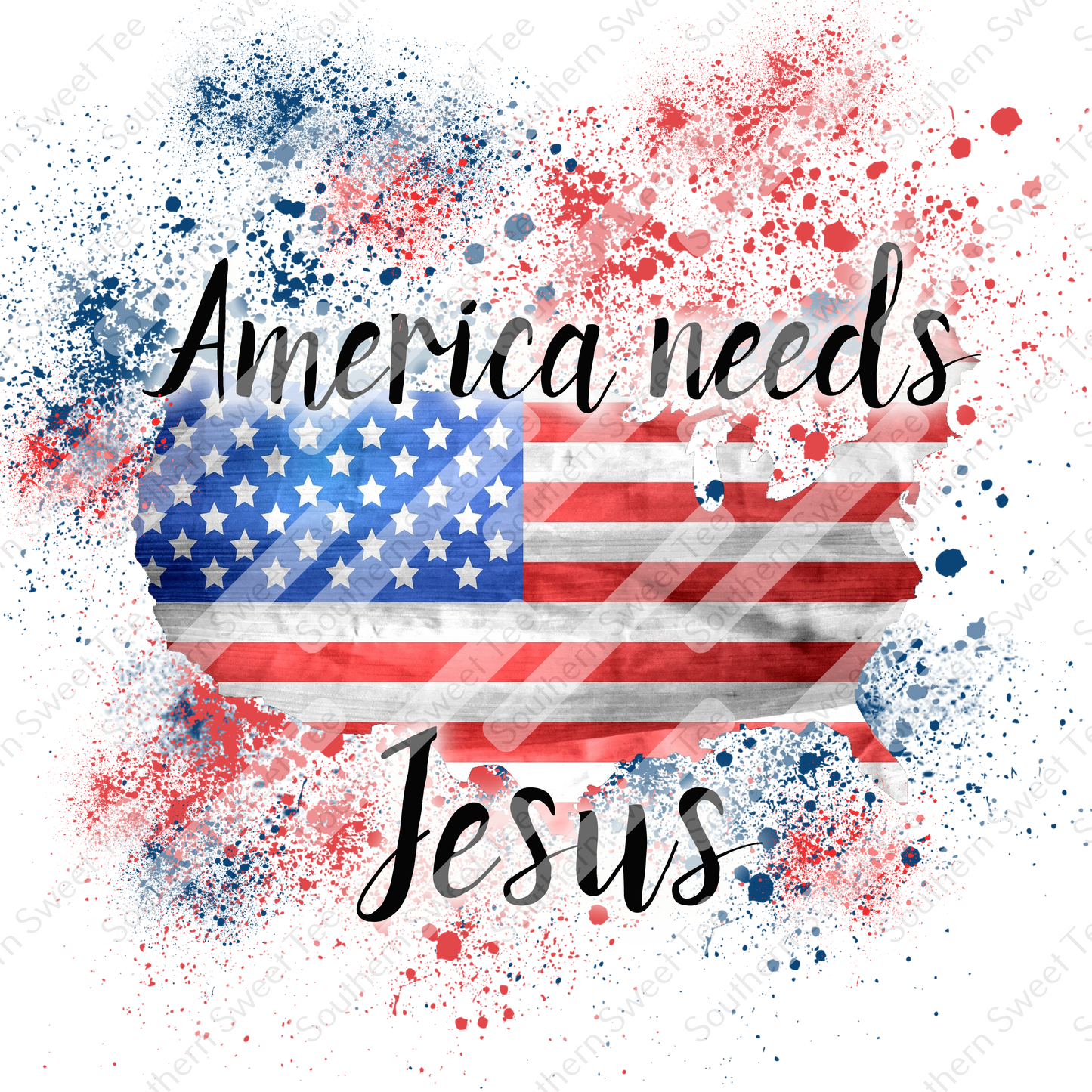 america needs jesus flag .bnb