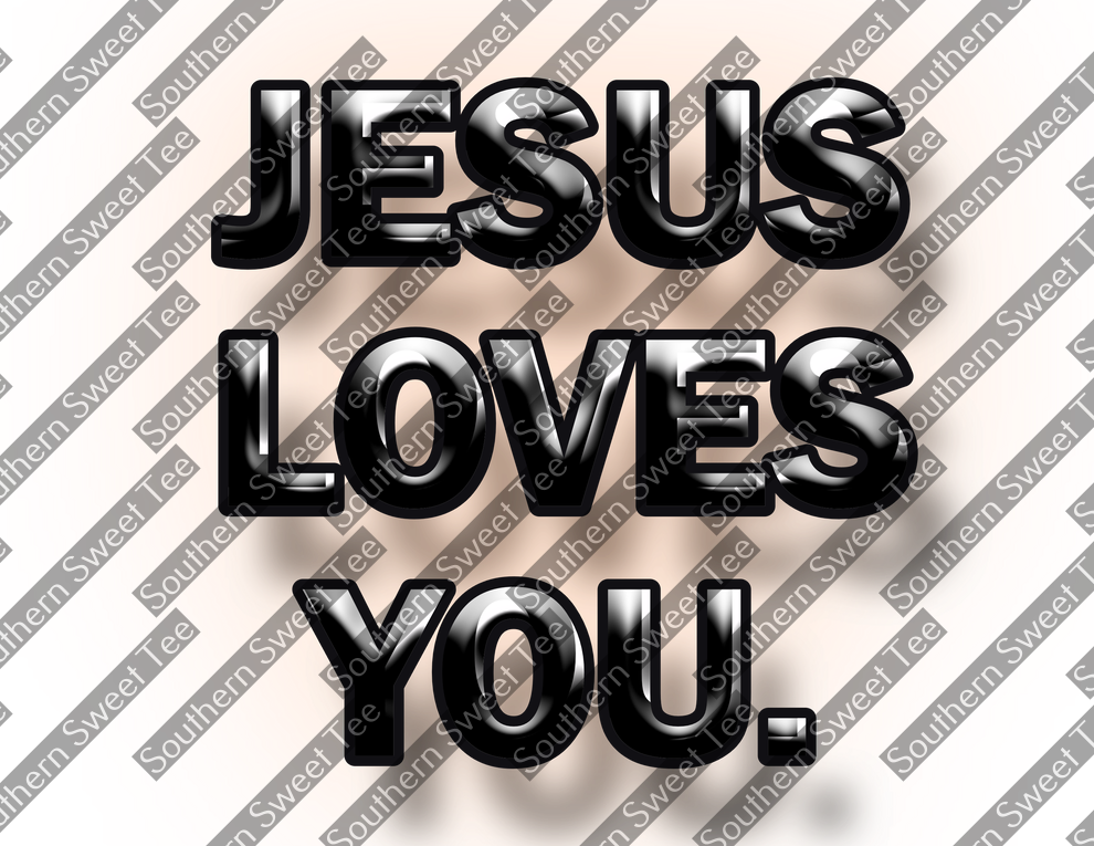 jesus loves you glow .bnb
