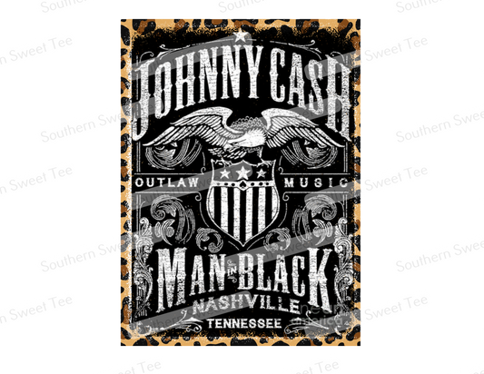 johnny cash man in black .bnb