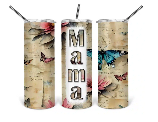 mama butterfly tumbler 9.3x8.2 .bnb