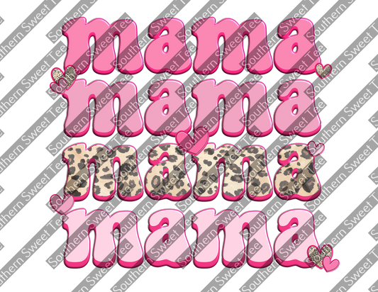 mama x4 pink and leopard .bnb