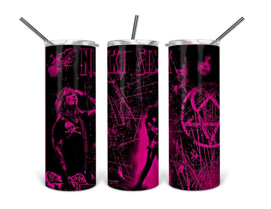 nikki sixx pink tumbler .bnb