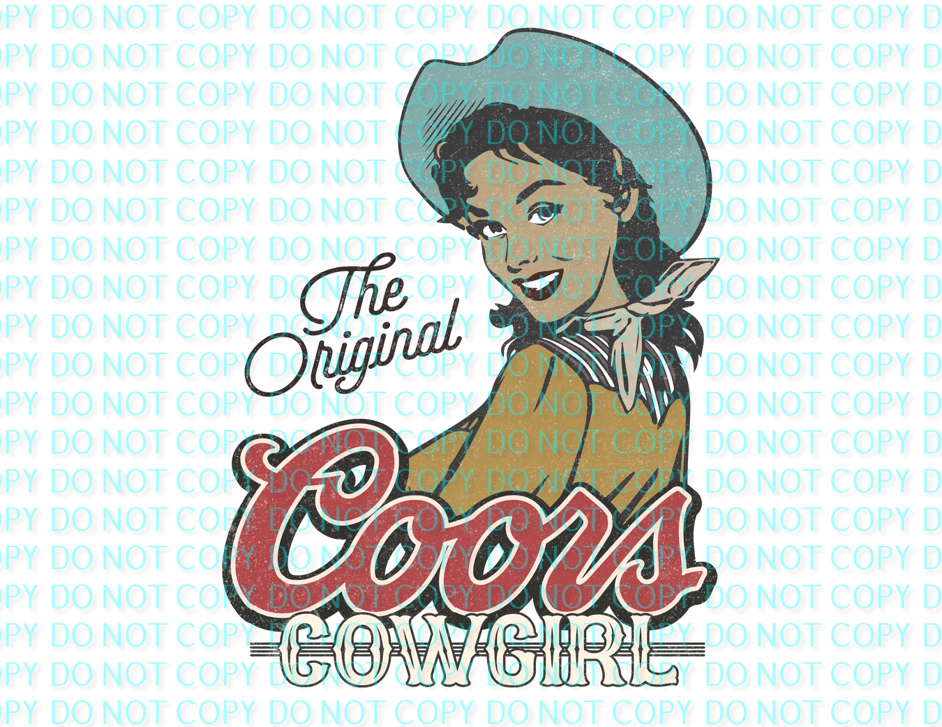 Original Coors Cowgirl Bnb Outhern Sweet Tee