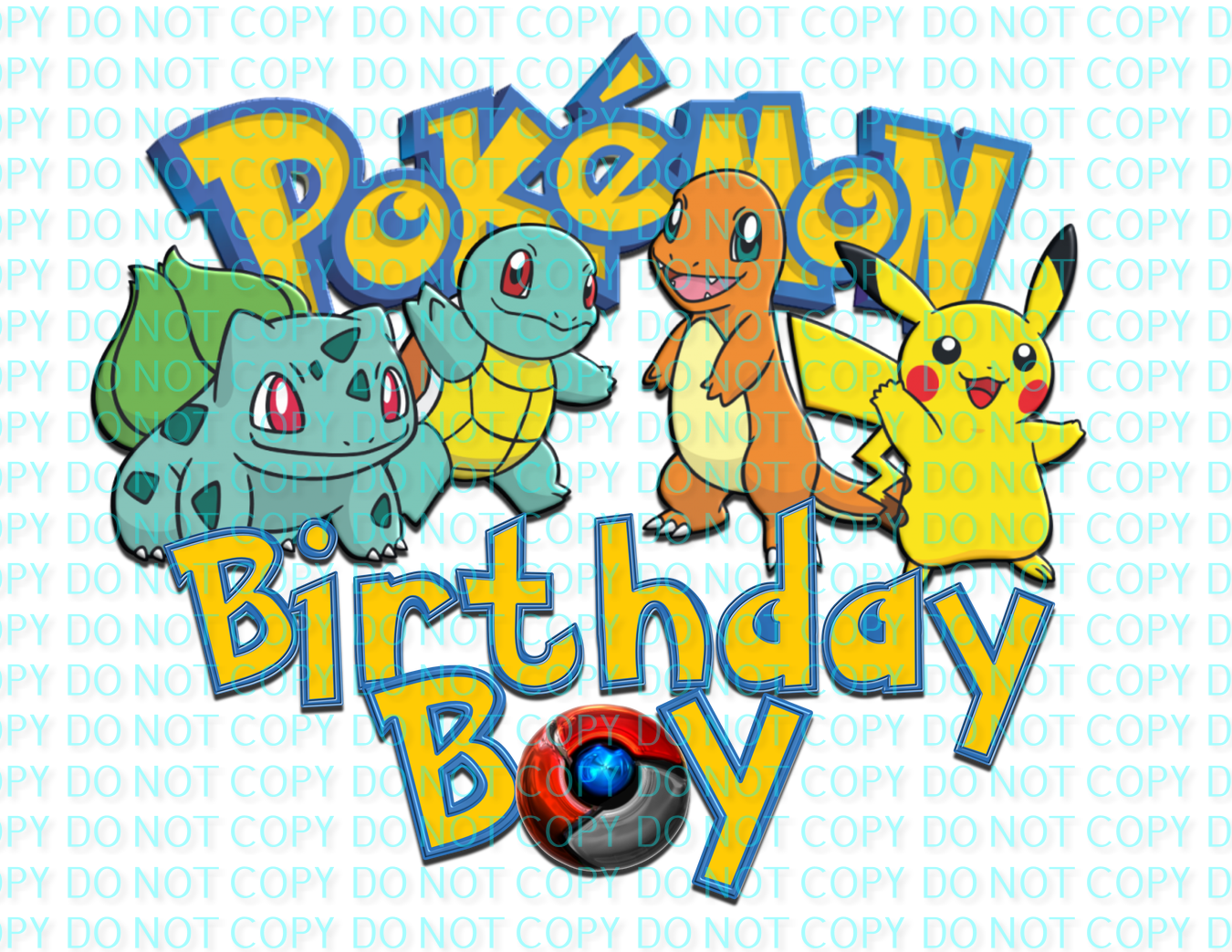 pokemon birthday boy .bnb