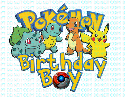 pokemon birthday boy .bnb