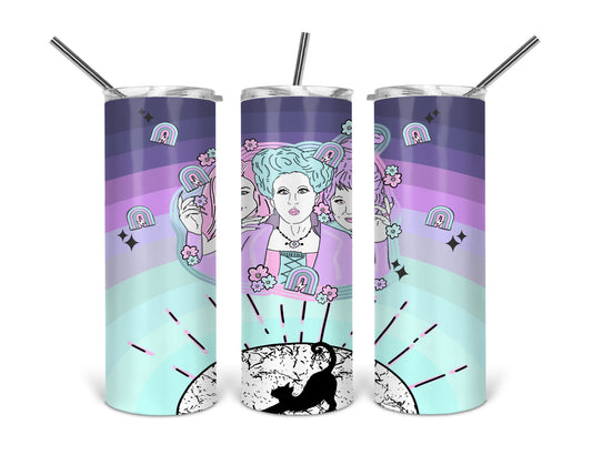 3 witches pastel tumbler  ss 9.3 x 8.2 .thb