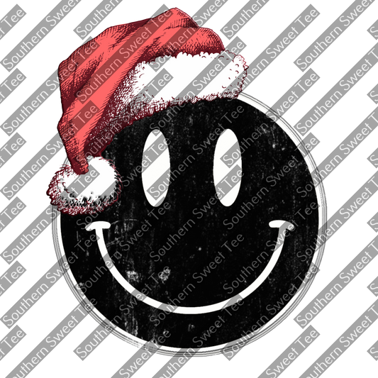 smiley face with santa hat .bnb