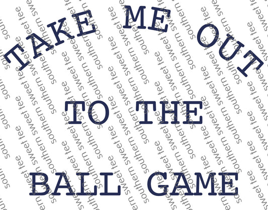 take me out to the ballgame blue .nas