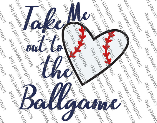 take me out to the ballgame heart .nas