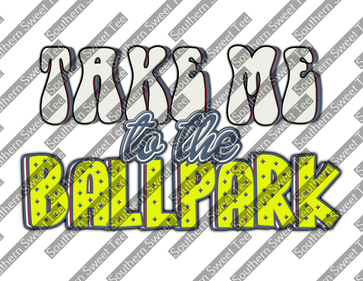 take me to the ballpark softball .bnb