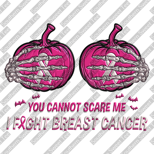 you can't scare me i fight breast cancer .bnb
